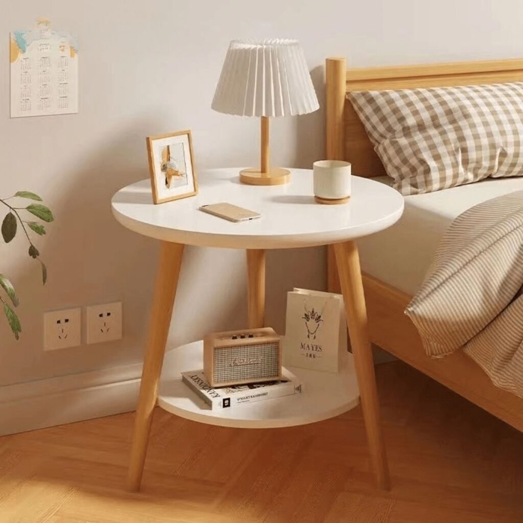Table d’appoint double couche – Style Scandinave